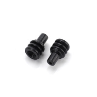 2822356 Tapón y Junta de Sellado de Silicona Negra de un Solo Hilo para Conector de Arnés de Cableado Automotriz