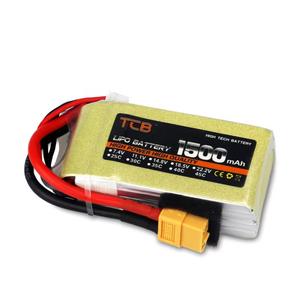 แพ็กแบตเตอรี่ tcb 11.1V 22.2V 1500mAh 6S 45C RC Lipo สำหรับเรือบรรทุกเครื่องบินผลิตจากวัสดุลิเธียมไอออน - Product Image 4