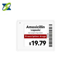 Suny 1.54 pollici piccola etichetta elettronica prezzo digitale etichetta per scaffali farmacia