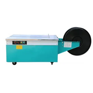 China Semi Automatic Plastic Belt Carton Box Strapping Machine