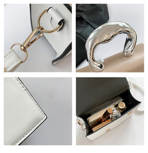 Sac à bandoulière en PU de haute qualité pour femmes, sac à bandoulière pour femmes avec fermeture à glissière diagonale - Product Image 2
