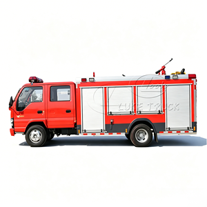 Camion de pompiers Isuzu personnalisé de 2 tonnes avec marquage, camion de lutte contre les incendies de 2000 L pour brigade incendie d'entreprise - Product Image 1