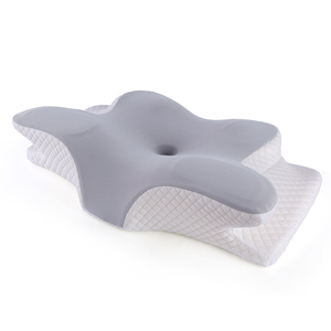 Cuscino <span class=keywords><strong>per</strong></span> collo in Memory Foam cervicale ortopedico <span class=keywords><strong>per</strong></span> <span class=keywords><strong>dormire</strong></span> letto <span class=keywords><strong>a</strong></span> farfalla pacchetto personalizzato quadrato 80 poliestere/cotone 50 pz - Product Image 2