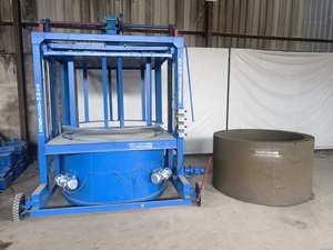 Máquina de fabricación de tubos de drenaje de alcantarilla de hormigón prefabricado personalizada profesional diámetro 1200 altura 300 anillo de pozo de cemento - Product Image 3