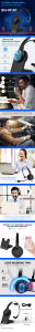 New Arrival Noise Cancelling <strong>Microphone</strong> <strong>Bluetooth</strong> Connect Headset With Unique Base - Product Image 2