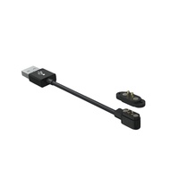 Conector de Cable Usb de alimentación magnética, 2 pines, 2,84mm, macho y hembra, para reloj inteligente