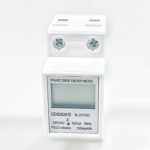Compteur d'énergie monophasé Dds2626, 220V, 5, 60A, affichage numérique, montage sur rail, pour usage domestique et commercial - Product Image 3