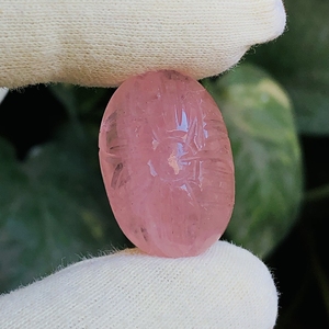 Lote de cabujón de forma ovalada tallada de morganita Rosa Natural, lote de cabujón de morganita para hacer joyas, espeleología, piedras preciosas al por mayor - Product Image 1