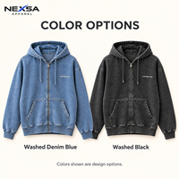 Sweat à capuche entièrement zippé avec logo personnalisé, épaules tombantes, poche kangourou fendue, manches longues, décontracté, vente en gros, vêtements OEM ODM, marque privée