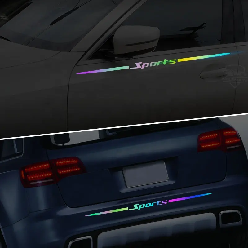 Werks-Anpassung Logo KLNT personalisierte Auto-Karosserie Laser-Dekoration reflektierender Aufkleber Auto-Design-Aufkleber