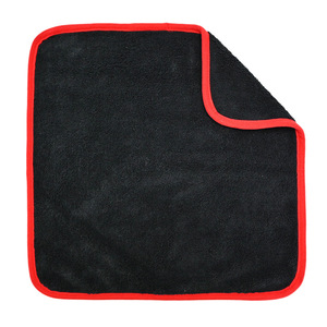 Serviette de lavage de voiture en microfibre double face, haute densité, pour le nettoyage des voitures, couleur personnalisable, motif uni - Product Image 1