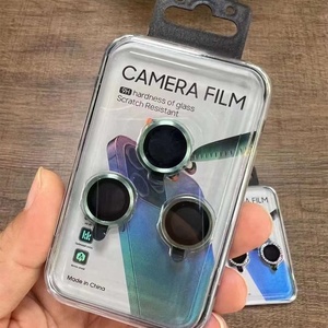 Protector de Pantalla de Cristal Templado 3D para Cámara de <span class=keywords><strong>iPhone</strong></span> 14 Pro Max, Protección Completa Antiarañazos, en Bolsa OPP - Product Image 1