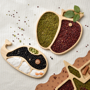 Đảng trang trí cảm giác Montessori charcuterie pho mát ban tre thực phẩm phục vụ khay tấm Platter cho bé - Product Image 4