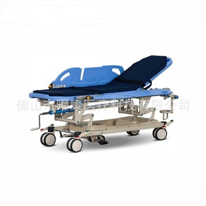Camilla de Emergencia con Ruedas, ABS, Elevación Manual, Portátil, Uso Hospitalario, Color Azul, YK-TS005 - Product Image 1