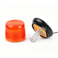 Balise LED 54W, 11 modes stroboscopiques, IP65, fixation magnétique à vis, boîtier PC, 5 couleurs, lumière clignotante, alerte de sécurité pour véhicules