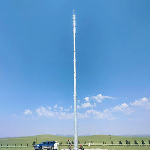 Torre Monopolo de Tubo Único para Comunicación de Largo Alcance y Estructura de Soporte de Antena, Poste Tubular de Acero Galvanizado en Caliente - Product Image 6