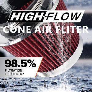 فلتر هواء جاف بديل بمخروط بارد تدفق عالي <span class=keywords><strong>3</strong></span> "، فلتر هواء بديل بمشبك" 4" - Product Image 3