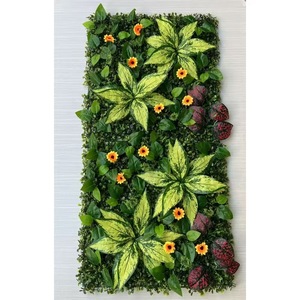 Panneau mural en gazon artificiel résistant aux UV, tapis en plastique vert pour jardin vertical, <span class=keywords><strong>décoration</strong></span> de <span class=keywords><strong>balcon</strong></span>, clôture, utilisation en extérieur - Product Image 4