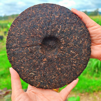 Thé Pu'er Ripe de l'Arbre Ancien Menghai 2010, 357g, Compressé, Thé Minceur et Santé, Emballage Boîte, Vente Directe Usine, Faible MOQ & OEM