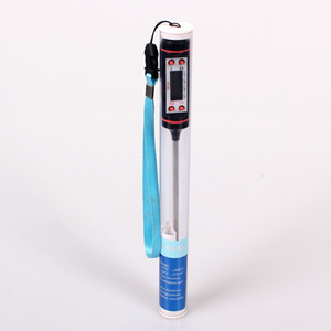2026 Digital Temperature Meter LCD Display Auto Off Battery Powered Plastic Food Cooking Kitchen <b>Thermometer</b> - Product Image 1