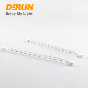 Ampoule halogène à tube long 100w <span class=keywords><strong>300w</strong></span> 500w 1000w 78mm <span class=keywords><strong>118mm</strong></span> 189mm lampes de chauffage infrarouge en verre de QUARTZ, HAL-<span class=keywords><strong>R7S</strong></span> - Product Image 5