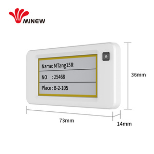 MinewTag - Etiquetas Electrónicas de Precio con Pantalla Digital Eink de 2.13 Pulgadas, Bluetooth BLE, Epaper, 2.4GHz, Api, Epd, Spi - Product Image 1
