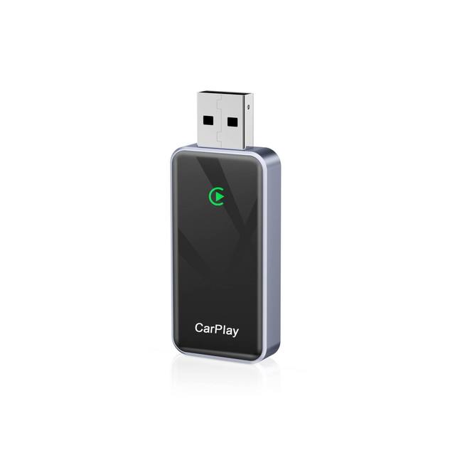 Wireless Portable CarPlay AI Box Smart USB Dongle Bluetooth/WiFi Voice Control GPS Remote Control 1-Year Warranty for Android
