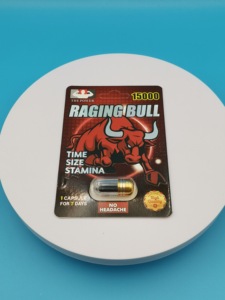 Producto en Oferta: Raging Bull 15000 Cápsulas Individuales de Alta Calidad con Mezcla de Fruta de Schizandra y Rhizoma de Curculiginis para el Rendimiento Masculino - Product Image 2