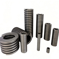 Unité de préhension CNC à double ressort hélicoïdal HSK63, amortissement fluide, isolation complète des vibrations, atténuation des chocs, 29 mm, 102 mm
