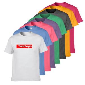 Vente en gros 100% coton vierge Impression numérique T-shirt grande taille pour garçon T-shirts personnalisés T-shirts unis pour hommes - Product Image 1