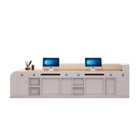 Bureau d'accueil moderne et simple peint pour l'école, le bureau, le bar, l'entreprise, l'hôtel - Modèle