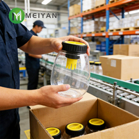 Piège à mouches en plastique jaune grande capacité, réutilisable, à suspendre, pour extérieur, écologique, OEM, fourni par l'usine