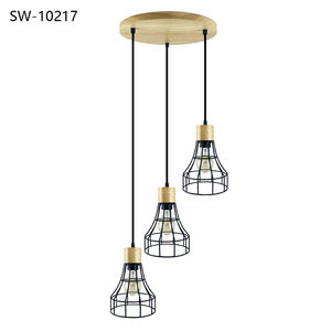 <strong>Cage</strong> Pendant Lamp Modern Nordic Home Indoor Living Room Chandelier Pendant <strong>Light</strong> for Country Home Office - Product Image 6