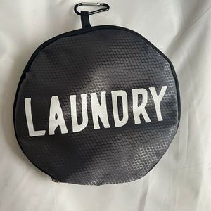 Sac de voyage pliable pour linge sale avec mousqueton, organisateur de rangement léger pour le voyage - Product Image 5