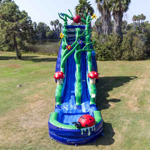 สไลเดอร์น้ำเป่าลม สไลเดอร์เป่าลมขนาดใหญ่ สไลเดอร์เป่าลมยักษ์ แทรมโพลีนกลางแจ้งสำหรับเด็กพร้อมสไลเดอร์ - Product Image 3