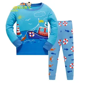 3-8Year sıcak satış çocuklar hayvanlı pijama pamuk pijama/bebek pijama toptan 019