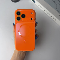 Funda Magnética Colorida para iPhone 17 Pro Max 16 15 Plus 14 12 13 11 Pro, Carcasa Trasera Acrílica a Prueba de Golpes con Carga Inalámbrica