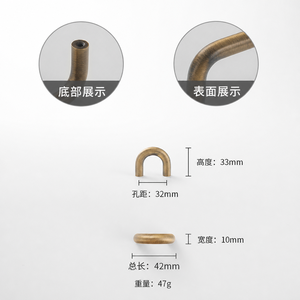 <b>Antique</b> Chinese-style solid <b>brass</b> cabinet <b>door</b> handle, single-hole all-copper pull for wardrobe, wine cabinet and drawer, yellow - Product Image 3