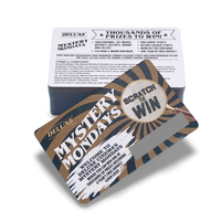 Impression personnalisée de billets de loterie, billets de football couleur pleine, cartes de jeu à insérer, cartes à gratter gagnantes