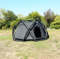 Vente directe d'usine Tente de camping familiale gonflable imperméable en polyester Tente pneumatique pour l'extérieur
