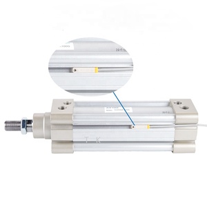 Cilindro Neumático Estándar de Carrera Larga Serie <span class=keywords><strong>SAI</strong></span> SAI100 de AirTAC, Estándar ISO15552 - Product Image 3