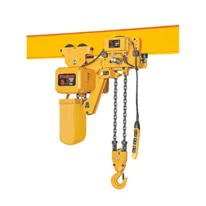 Vanbon Nieuwe Ontworpen 1 Ton 5 Ton Lage Hoofdruimte Type Lifting Machine Elektrische Kettingtakel Voor Beperkte Ruimte