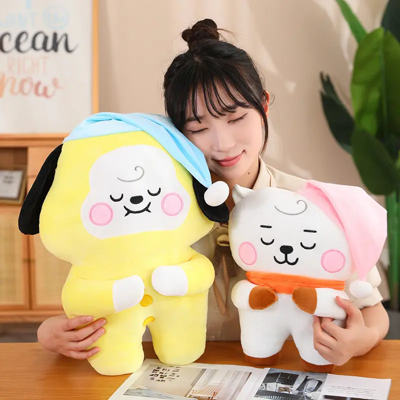 Al Nhóm Cậu Bé Phổ Biến Nhất Kpop Búp Bê 8 Inch Phim Hoạt Hình Trái Tim Bánh Quy Thỏ Koala Cừu Ngựa Con Chó Đồ Chơi Sang Trọng