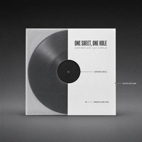 Pochette pour disque vinyle en carton blanc de 12 pouces avec trou central, couverture en papier pour affichage de l'étiquette