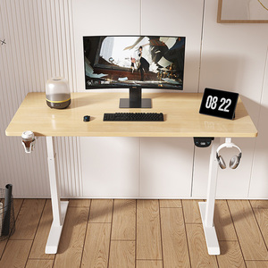 आधुनिक डिजाइन ऊंचाई समायोज्य एर्गोनोमिक इलेक्ट्रिक लिफ्ट स्थायी डेस्क पीसी गेमिंग रेसिंग ऑफिस कंप्यूटर टेबल - Product Image 2