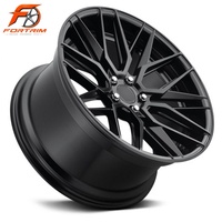 Offre Spéciale Jantes en Aluminium à Cinq Branches 18 19 20 Pouces 5 Trous 112 114.3 Noir Anthracite pour Audi Kia Honda