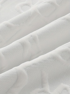 Completo Casual da <span class=keywords><strong>Uomo</strong></span> a Maniche Lunghe, Set 2 Pezzi Autunnale in Raso Stampato - Felpa Oversize Bianca con Collo e <span class=keywords><strong>Pantaloni</strong></span> Abbinati Beige/G - Product Image 5