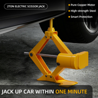 Set Kit Dongkrak Gunting Listrik DC12V 2T 42cm Heavy Duty dan Set Kit Kunci Impact untuk Penggantian Ban Sedan SUV