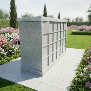 Niches de columbaires en granit traditionnel américain avec garantie d'un an pour usage funéraire - Product Image 2