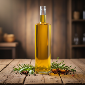 Venta Directa de Fábrica, Botella de Vidrio Cilíndrica Alta de 750 ml, la Más Vendida, para Almacenamiento de Whisky, Ron y Brandy, con Tapón de Corcho, Personalizable - Product Image 1